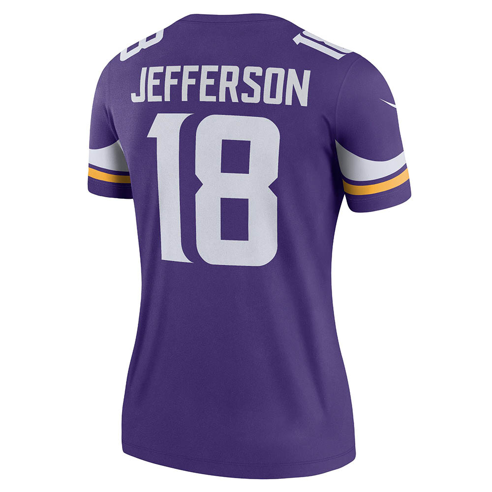 Women's Minnesota Vikings Justin Jefferson Legend Jersey Purple